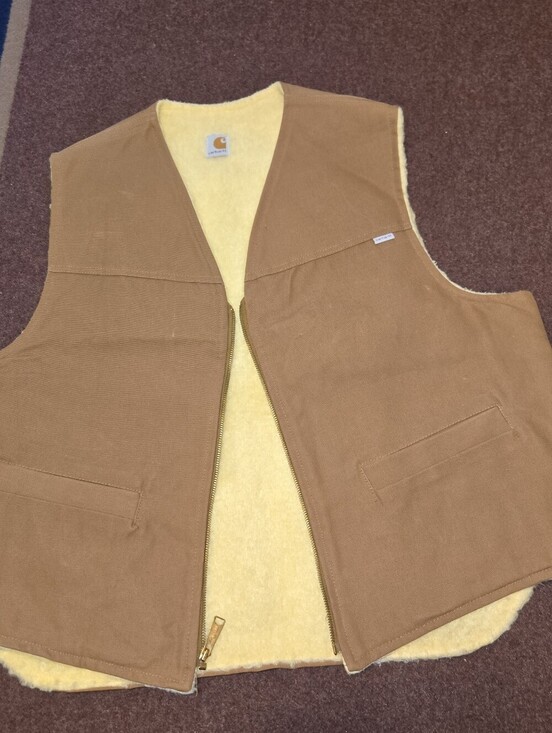 Carhartt Other - Vintage Carhartt 6SV Sherpa Lined Vest In XXL Like New Condition